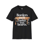 Borders melt faster than hearts. Black