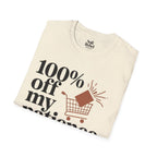 100% off my patience.