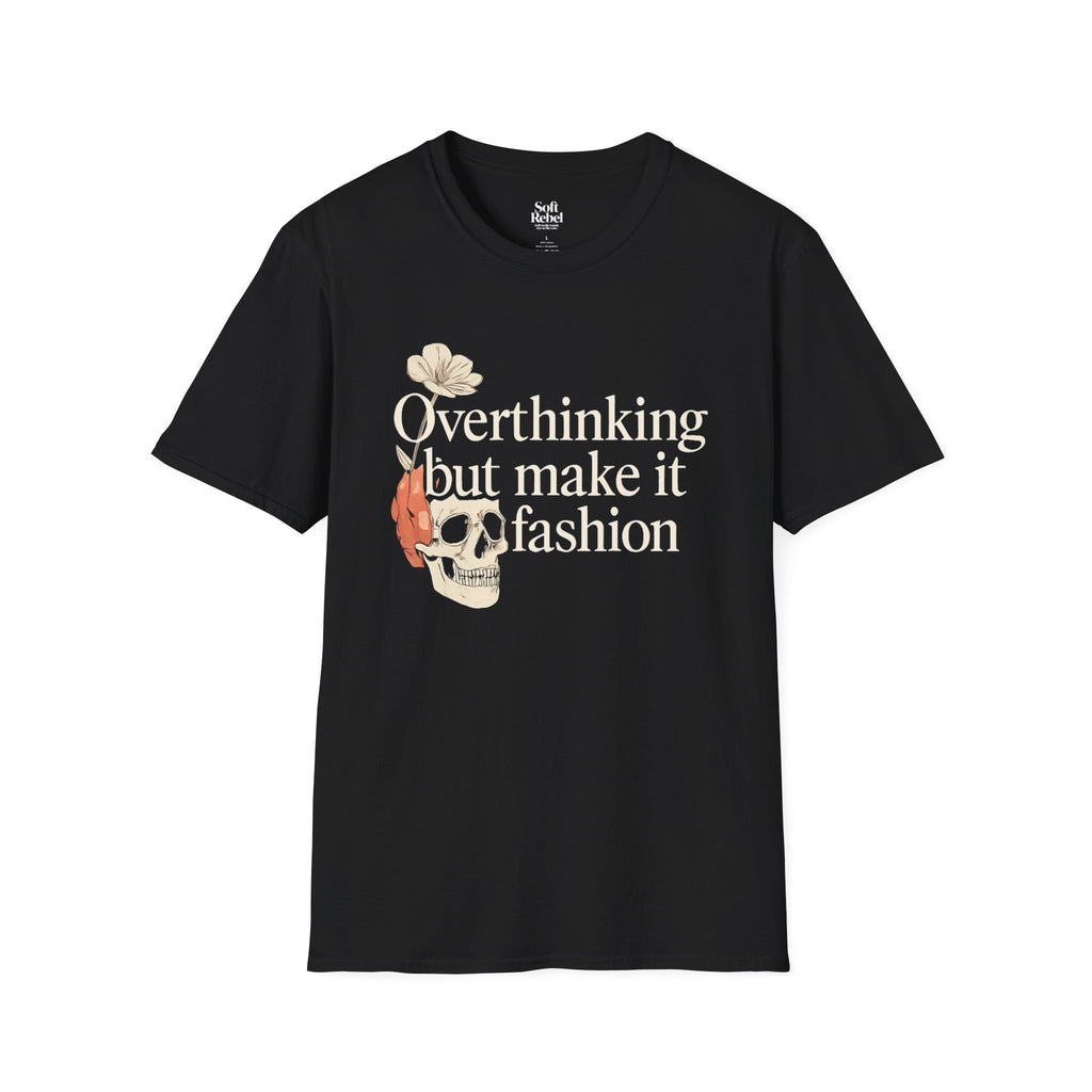 Overthinking but make it fashion. Black
