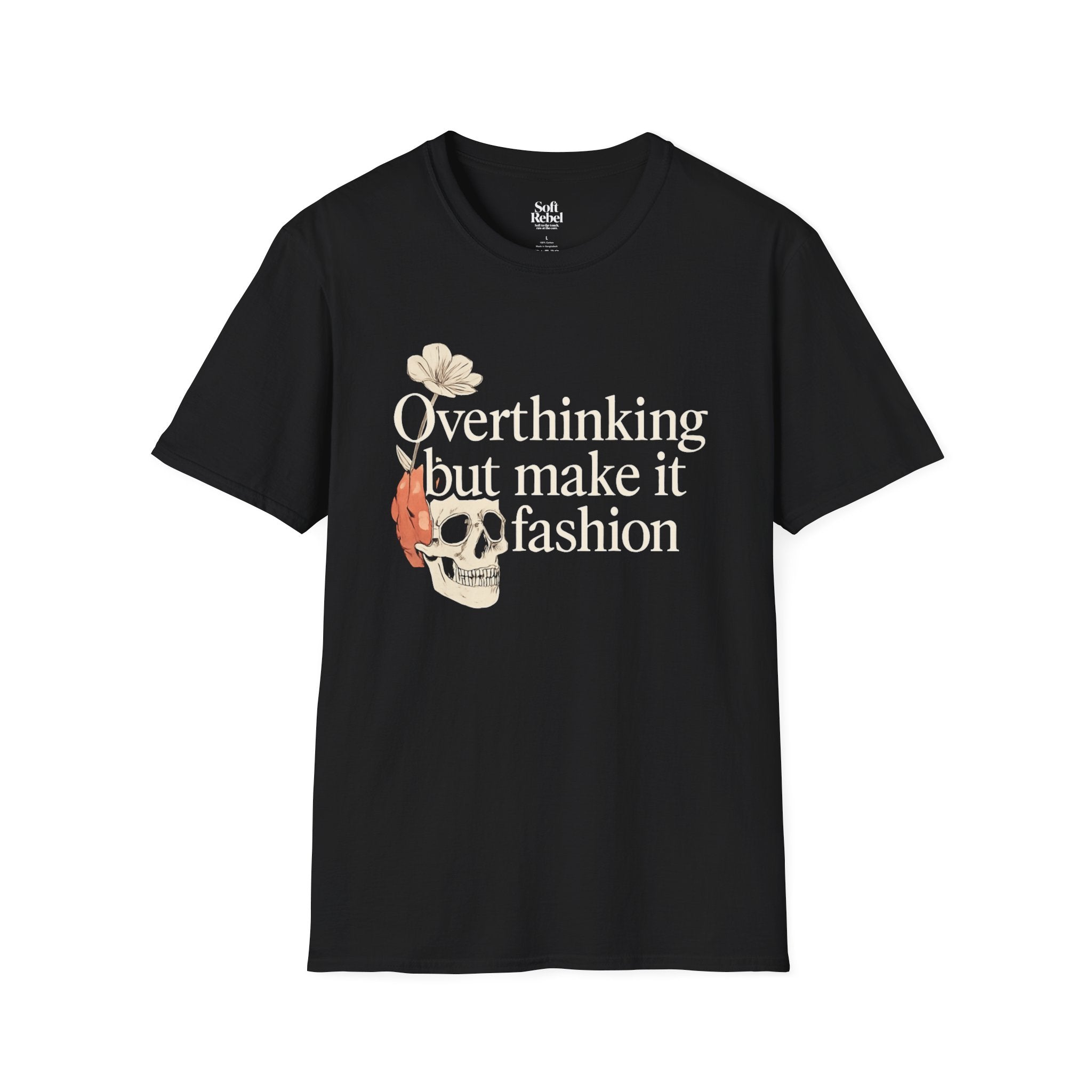 Overthinking but make it fashion. Black