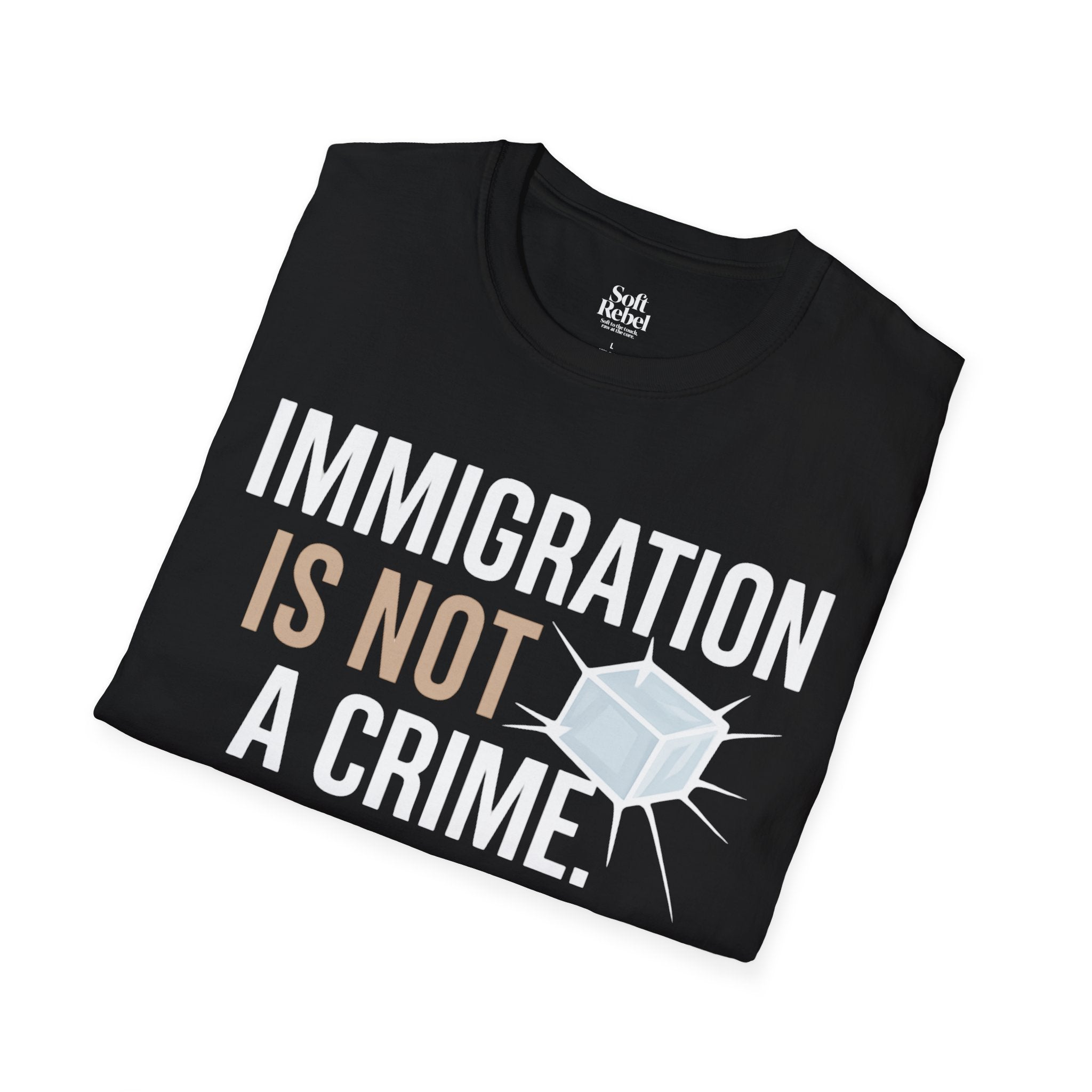Immigration is not a crime. Black