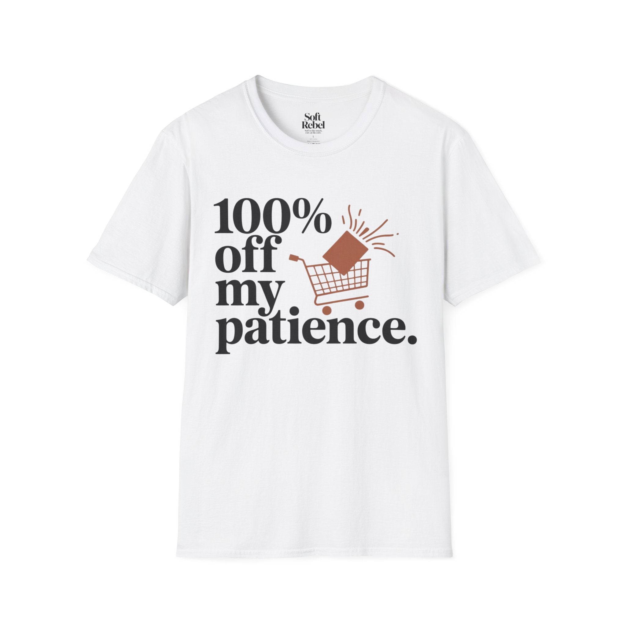 100% off my patience.