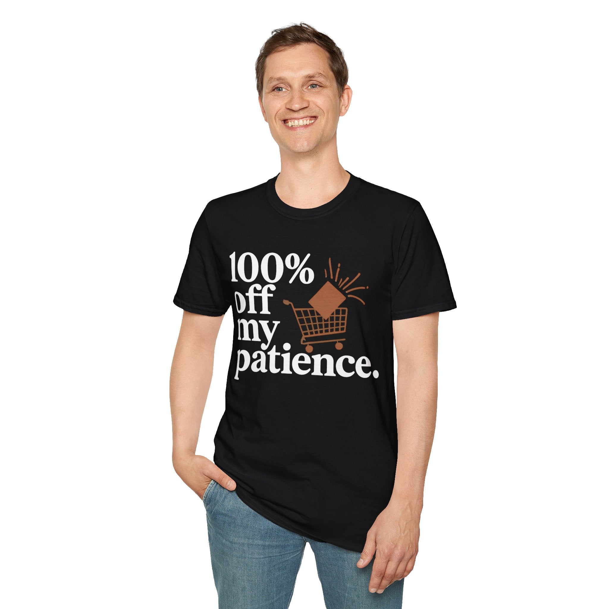 100% off my patience. Black