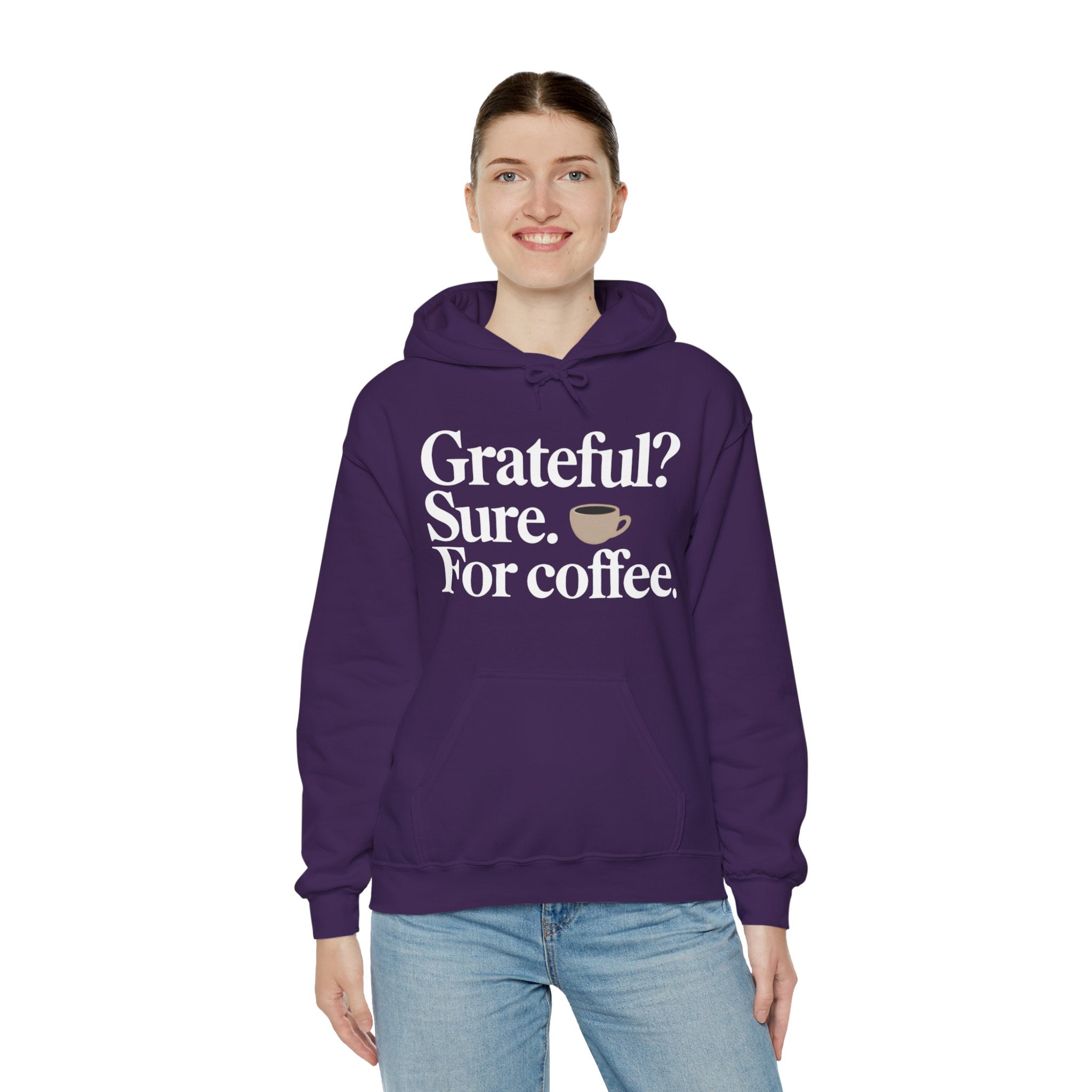 Grateful? Sure. For coffee.