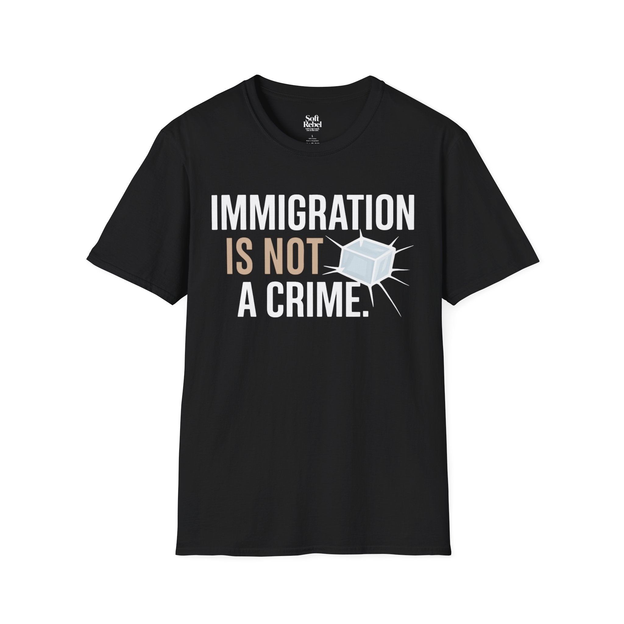 Immigration is not a crime. Black