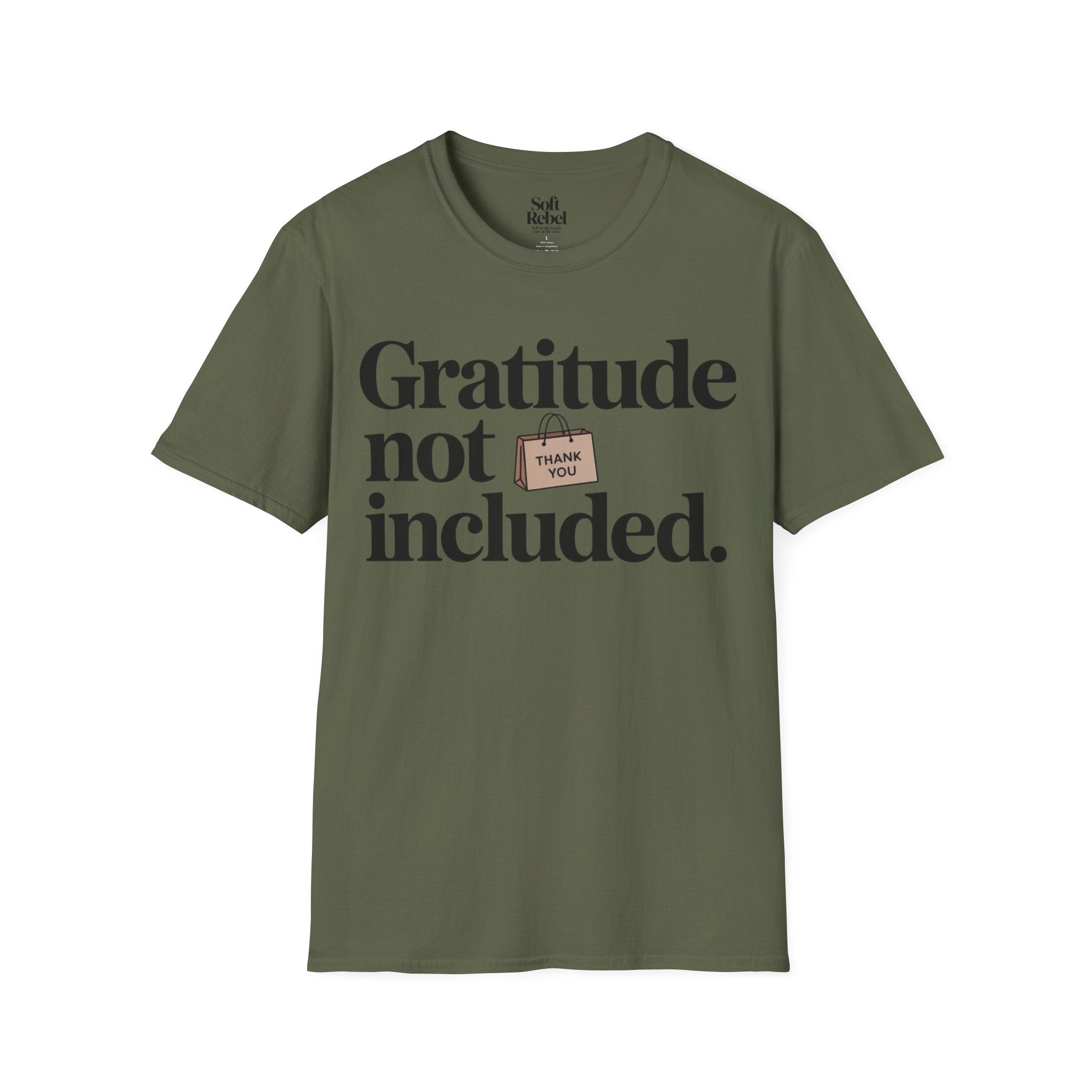 Gratitude not included.