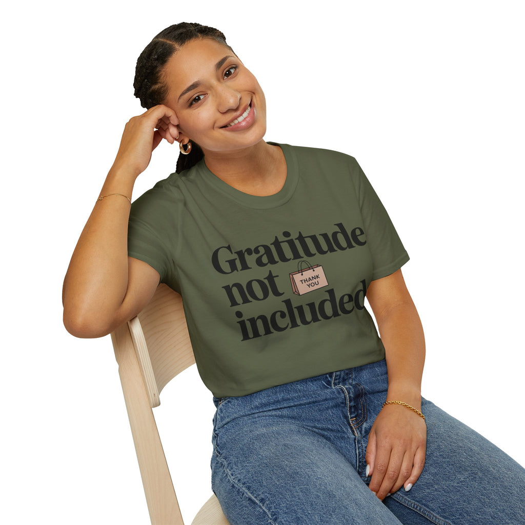 Gratitude not included.
